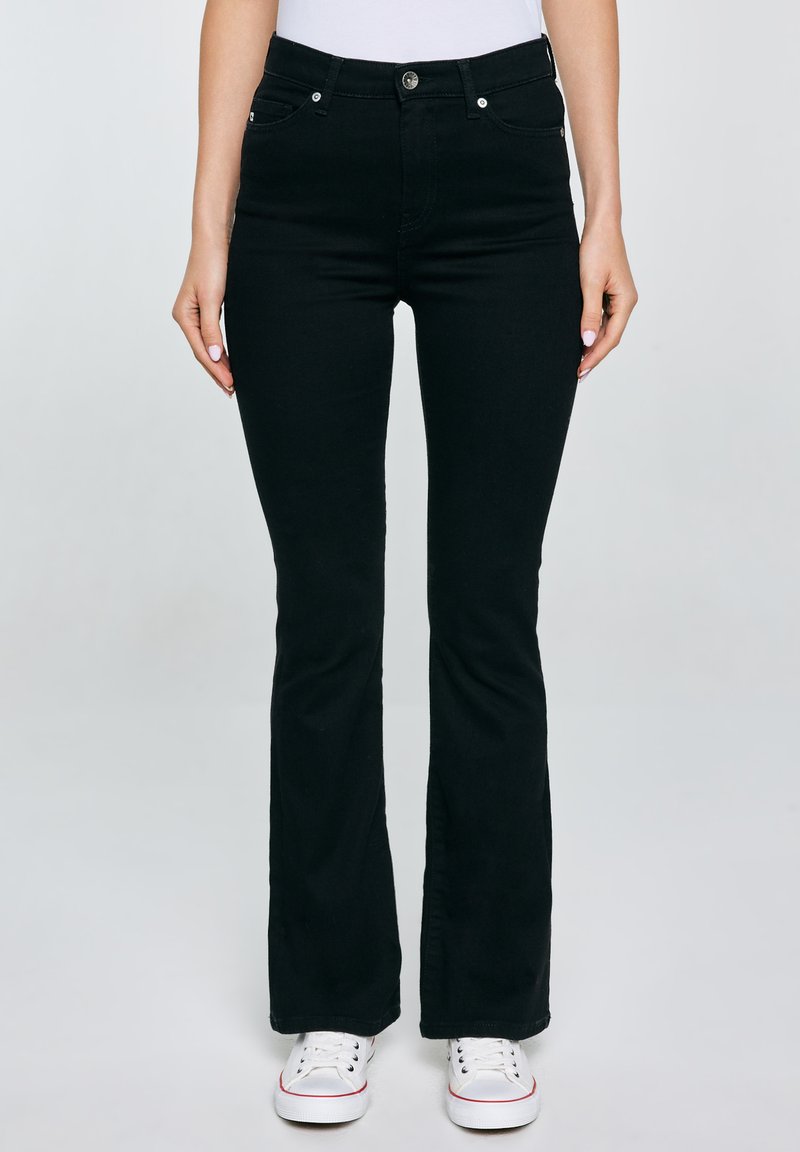 Big Star ADELA - Bootcut-teksad - schwarz