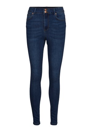 Vero Moda, Skinny fit VMSOPHIA High rise Slim - Jeans Skinny Fit - dark blue denim