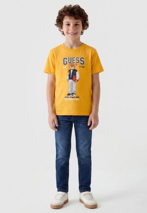 Guess, BABY TODDLER KIDS SS T-SHIRT - T-shirt imprimé - gelb
