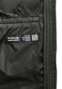 Bomboogie GENEVA - Piumino lungo - charcoal grey