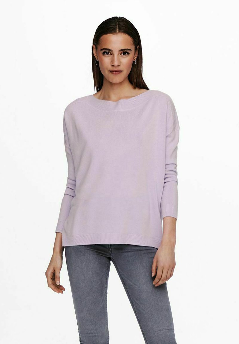 ONLY ONLAMALIA BOATNECK - Strickpullover - orchid bloom
