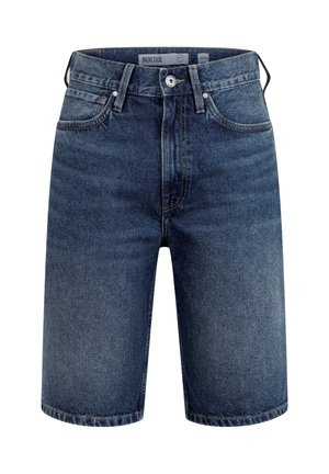 INDICODE JEANS, INZELMON SHORTS JEANS - Jeans Shorts - stone blue denim