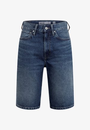 INDICODE JEANS, INZELMON SHORTS JEANS - Jeans Shorts - stone blue denim