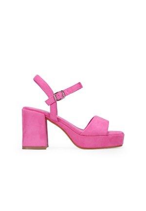 Sandalias con plataforma - rosa