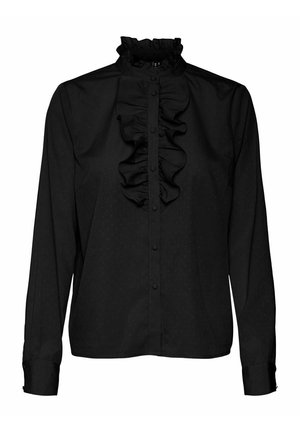 Overhemdblouse - black