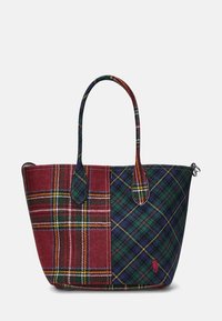 Polo Ralph Lauren PATCHWORK WOOL MEDIUM BELLPORT TOTE - Kabelka - red multi