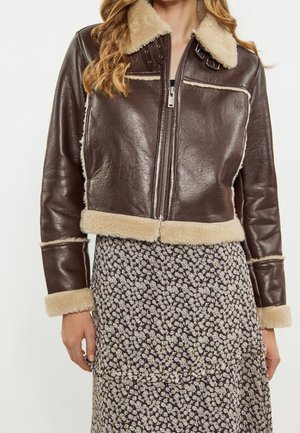 Leren jas - brown