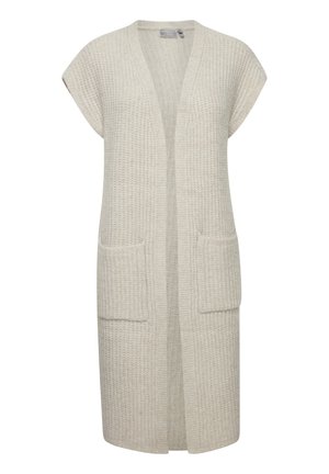 Fransa FRBEVERLY - Cardigan - limestone melange