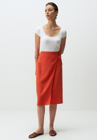 Jimmy Key NORMAL WAIST SLIT - A-Linien-Rock - orange
