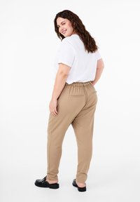 Zizzi MADDISON - Trousers - silver mink