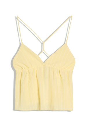 Bershka, TOP - Débardeur - yellow