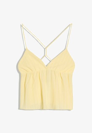 Bershka, TOP - Débardeur - yellow