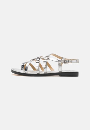 DARRINGTON FLAT - Tåsandaler - silver