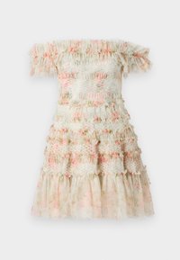 MADAME ROSE ELODIE OFF SHOULDER MICRO MINI - Päevakleit - moonshine