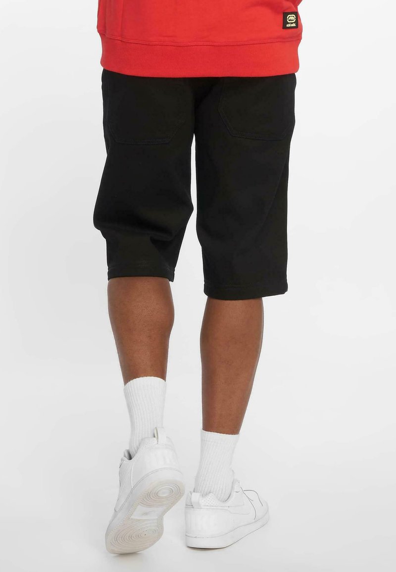 unltd. GLENWOOD - Shorts vaqueros black/negro -