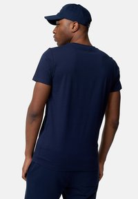 Lonsdale ELMDON - T-shirts print - navy/white