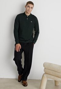 GANT SHIELD RUGGER - Poloshirt - green