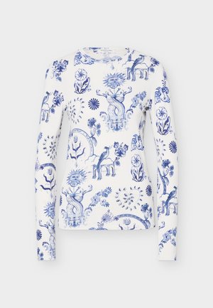 Scotch & Soda, PRINTED LONG SLEEVE - T-shirt à manches longues - blue