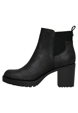 High Heel Stiefelette - black