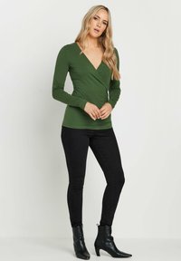 Long Tall Sally WRAP - Langarmshirt - olive