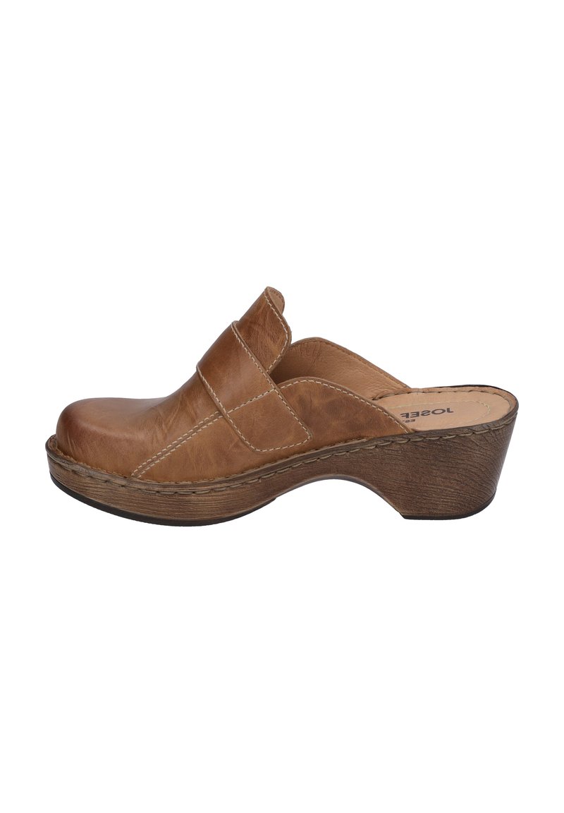 XTI Zoccoli 143488 Marrone - Stile Australiano In Pelle Scamosciata, Caldi E Vegani