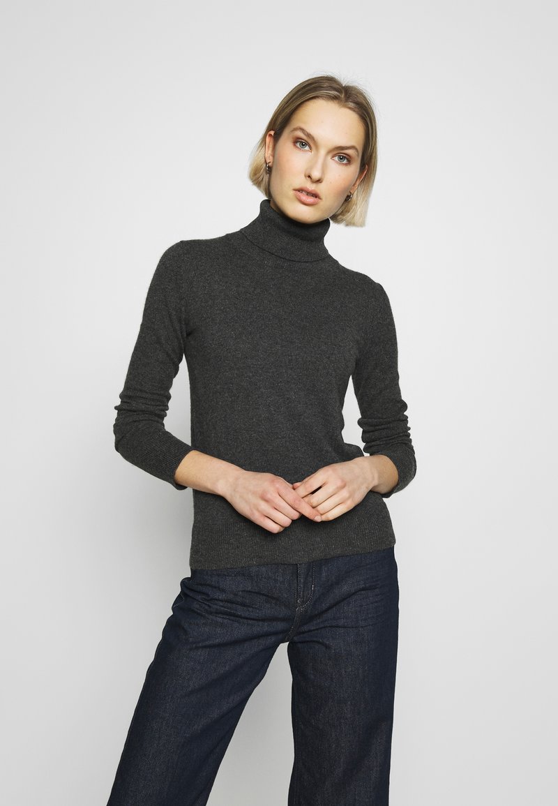 pure cashmere TURTLENECK - Camisola - graphite