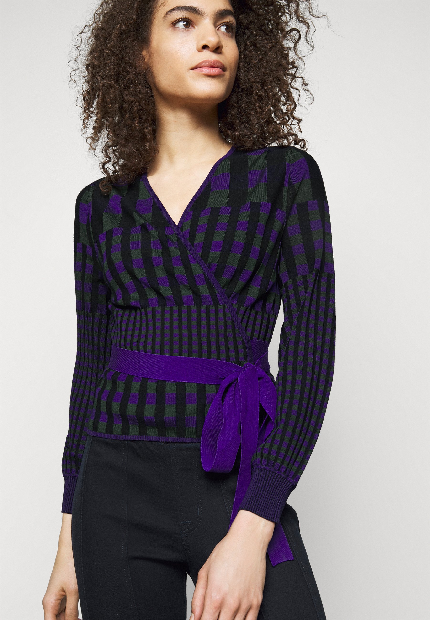dvf wrap cardigan