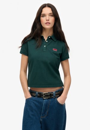 ATHLETIC ESSENTIALS GRAPHIC - Poloshirt - dark pine green