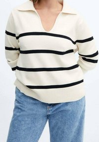Mango Strickpullover - off-white