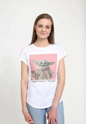 STAR WARS: THE MANDALORIAN SASSY BABY - T-shirt z nadrukiem