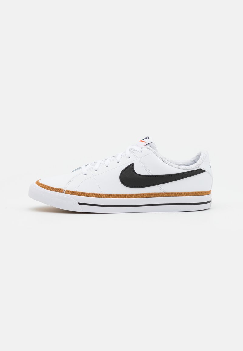 Nike Sportswear - COURT LEGACY UNISEX - Baskets basses - white/black/desert ochre/light brown, Agrandir