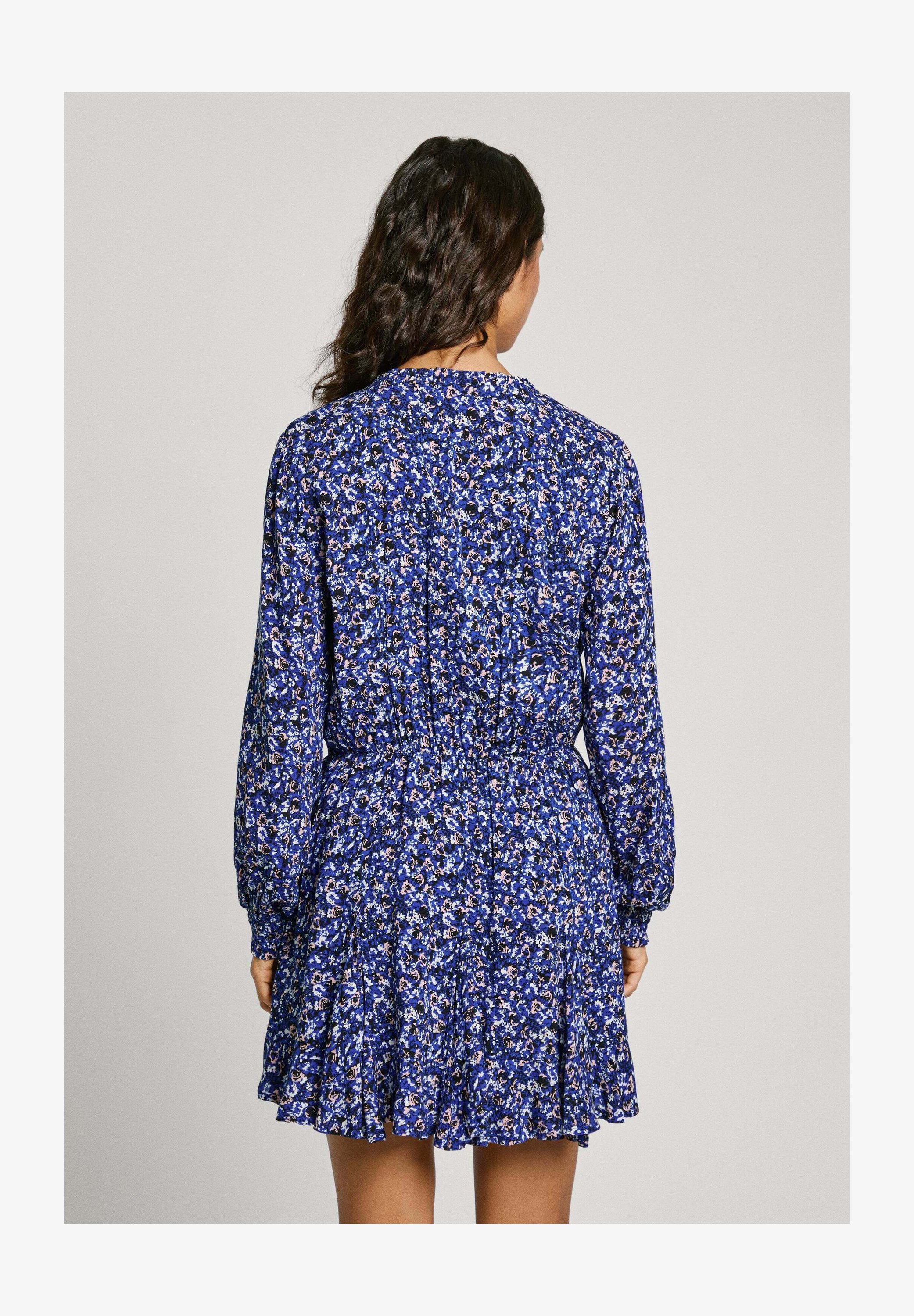 PEPE JEANS Vestito Petal Donna – Blu Dulwich, Taglia L