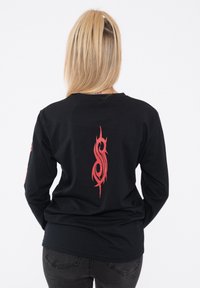 Paradiso Clothing SLIPKNOT SKELETON FLAG - Long sleeved top - black