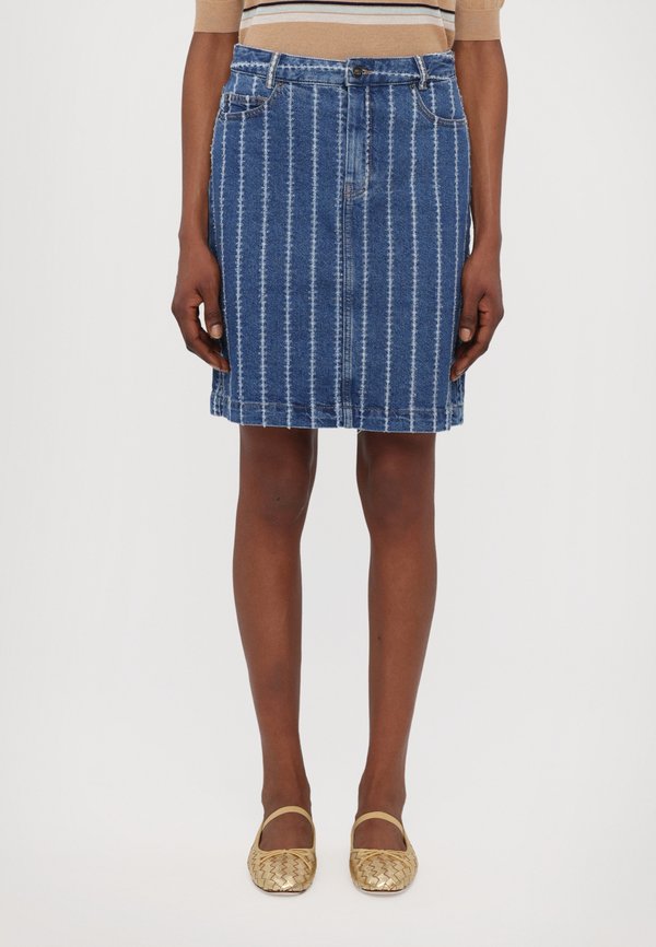 FRUMAH - Mini skirt - indigo