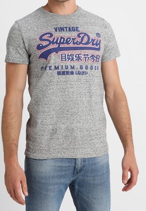 T-Shirt print - mottled grey