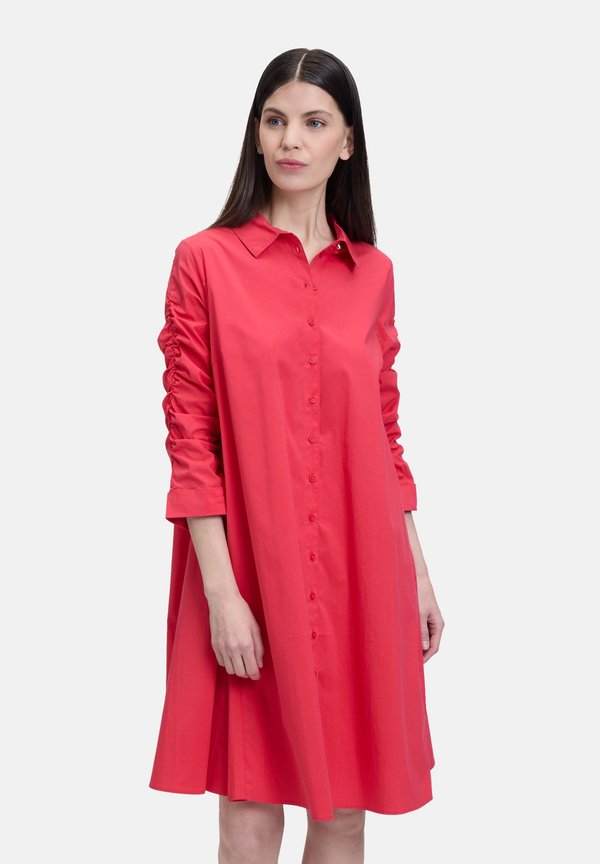 MIT TASCHEN - Blusenkleid - rot