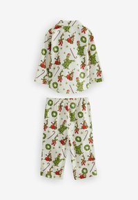 Next REGULAR FIT SINGLE SET - Pyžamová súprava - green ecru cream grinch