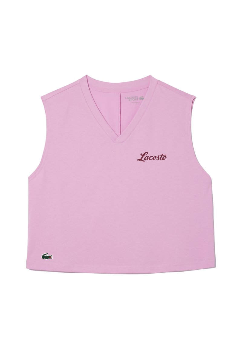 Lacoste Top donkerroze