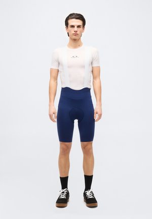 HORS - Šortky s kšandami - navy/white