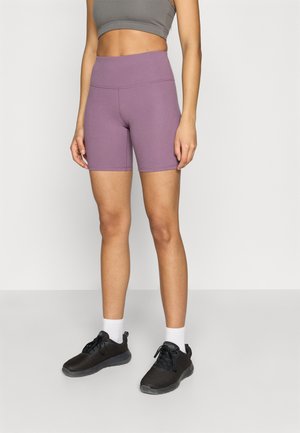 SOFT TOUCH BIKER PANTS - Leggings - purple