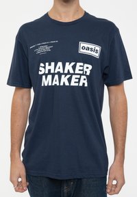 Paradiso Clothing SHAKERMAKER TRACKLIST - Print T-shirt - navy