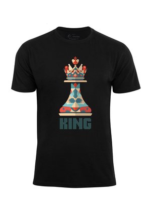 Print T-shirt - schwarz
