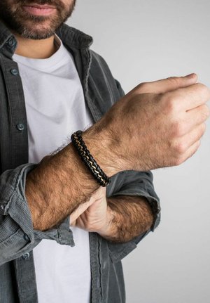 ADEPTUS - Bracelet - schwarz- und goldfarben