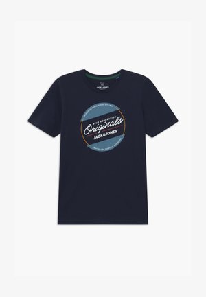 JORTONNI TEE CREW NECK - T-shirt print - navy blazer