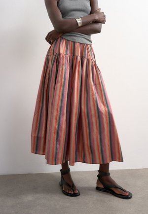 Topshop TASSY MIDI SKIRT - Fustă în formă de A - multicoloured