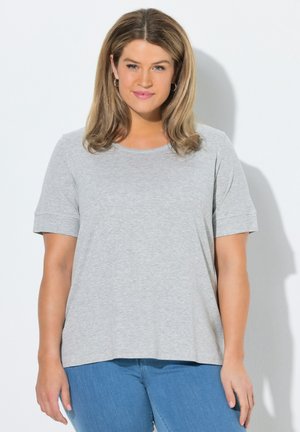 Ulla Popken T-shirt basique - pale mottled grey