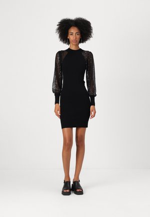 ONLY ONLNAJA HIGH NECK DRESS - Vestito elegante - black