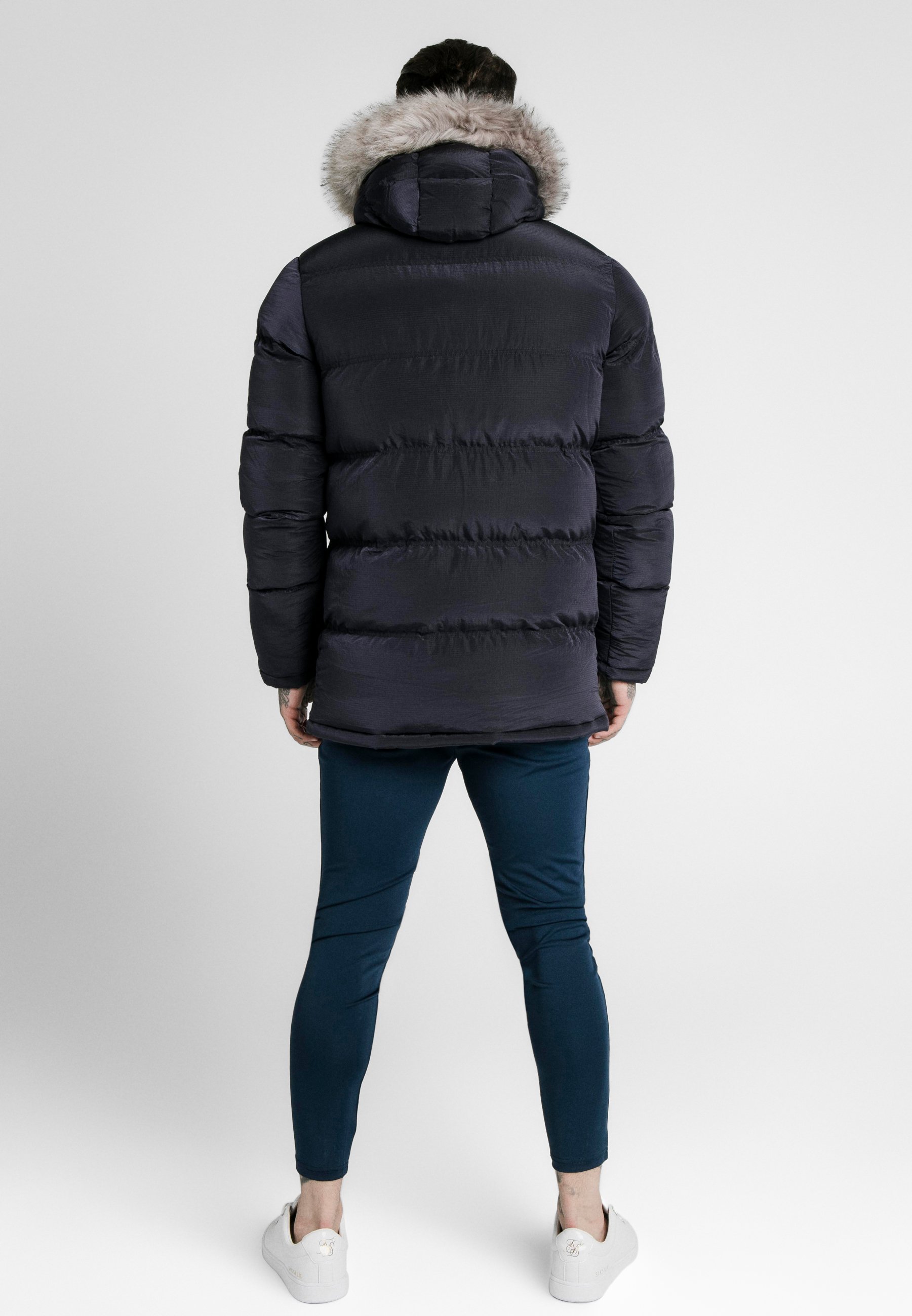 SIKSILK STOP PUFF - Abrigo de invierno - navy/azul marino - Zalando.es