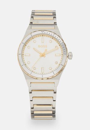 BOSS CANDOR LADIES SPORT - Ručni sat - silver-coloured/gold-coloured/white