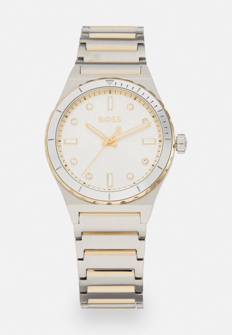 BOSS CANDOR LADIES SPORT - Ρολόι - silver-coloured/gold-coloured/white